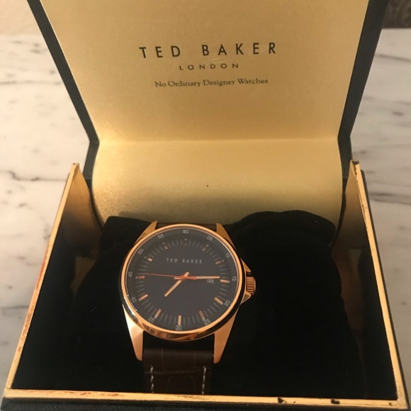 Ted Baker London Watch - Rose Gold and Brown Leather - Picture 2 of 14